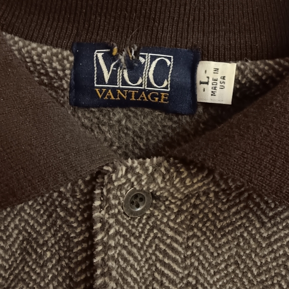 VCC Vantage Brown Pullover Lg - Picture 2 of 3